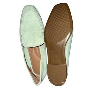 Aerosoles Women's White and Green Loafers
